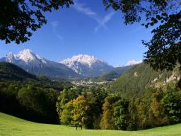 Der Watzmann- Wahrzeichen von Berchtesgaden...